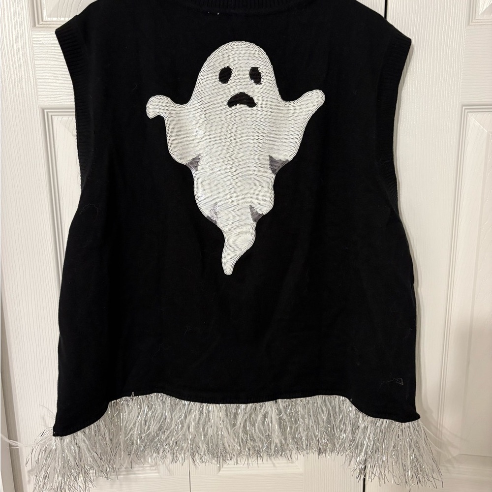 Queen of Sparkles short sleeve Halloween sweater! - Picture 2 of 5